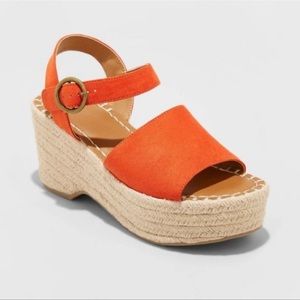 Wedges heels open toe (New)